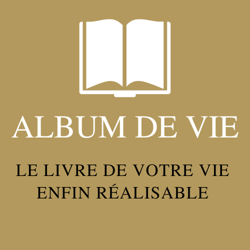 Le livre de votre vie Album de Vie doré